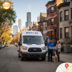 Current image: Shad Heating and Cooling van providing HVAC repair services in Lincoln Park, Chicago