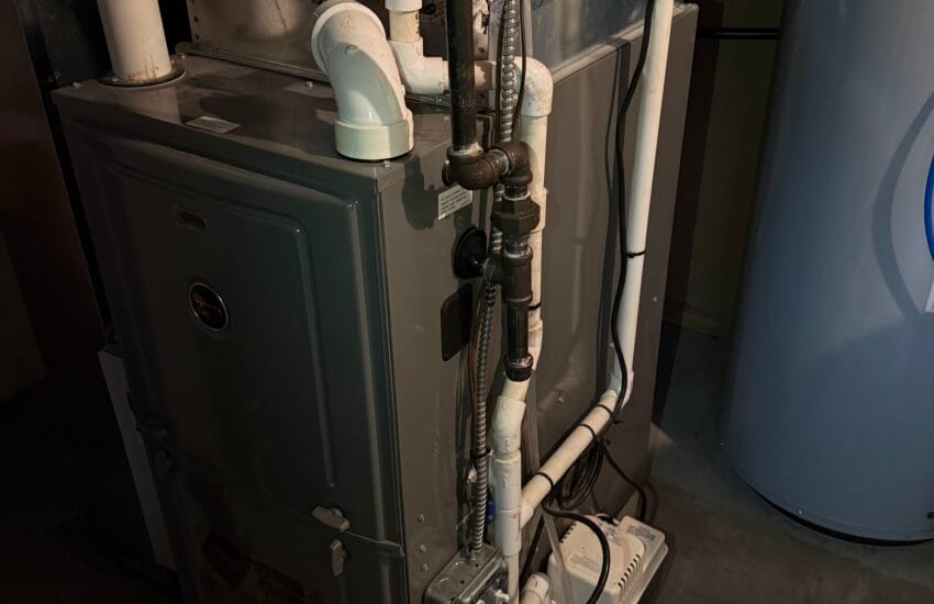 Professional furnace installation improving home heating efficiency and safety