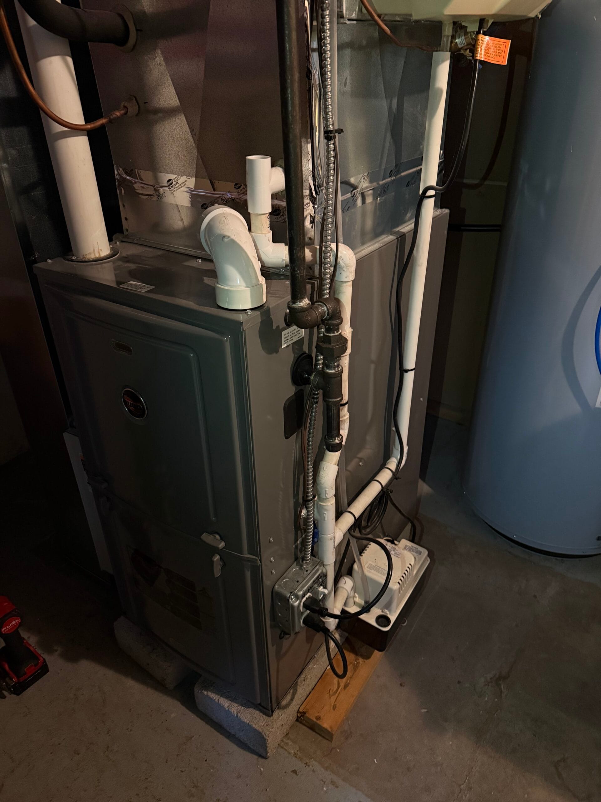 Professional furnace installation improving home heating efficiency and safety