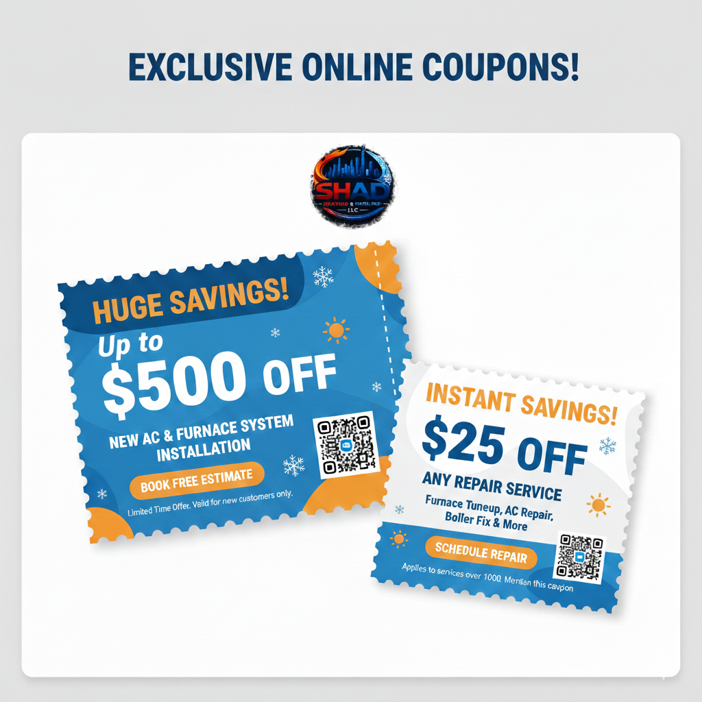 Shad Heating and Cooling Coupons