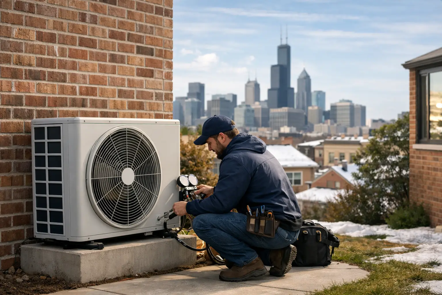 Heat Pump Installation Chicago for Year-Round Comfort