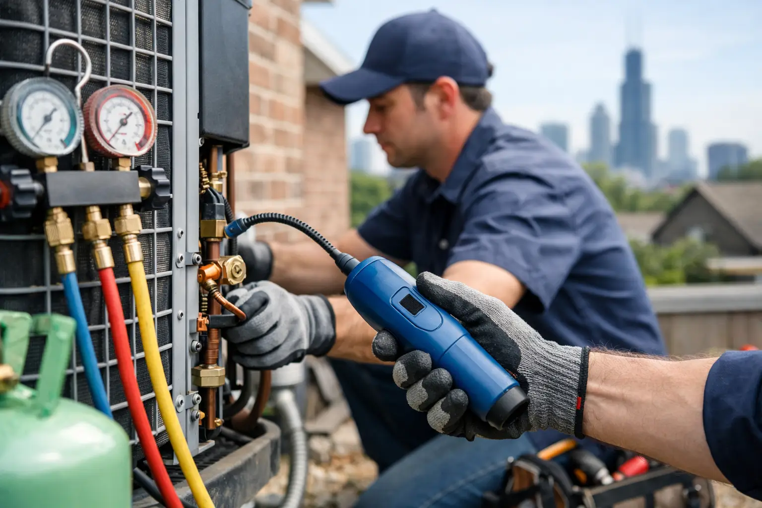 AC Refrigerant Leak Repair for Chicago Homes