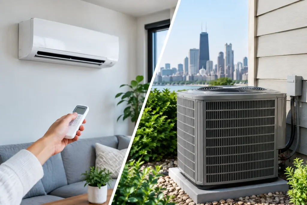 Ductless Versus Central Air for Chicago Homes