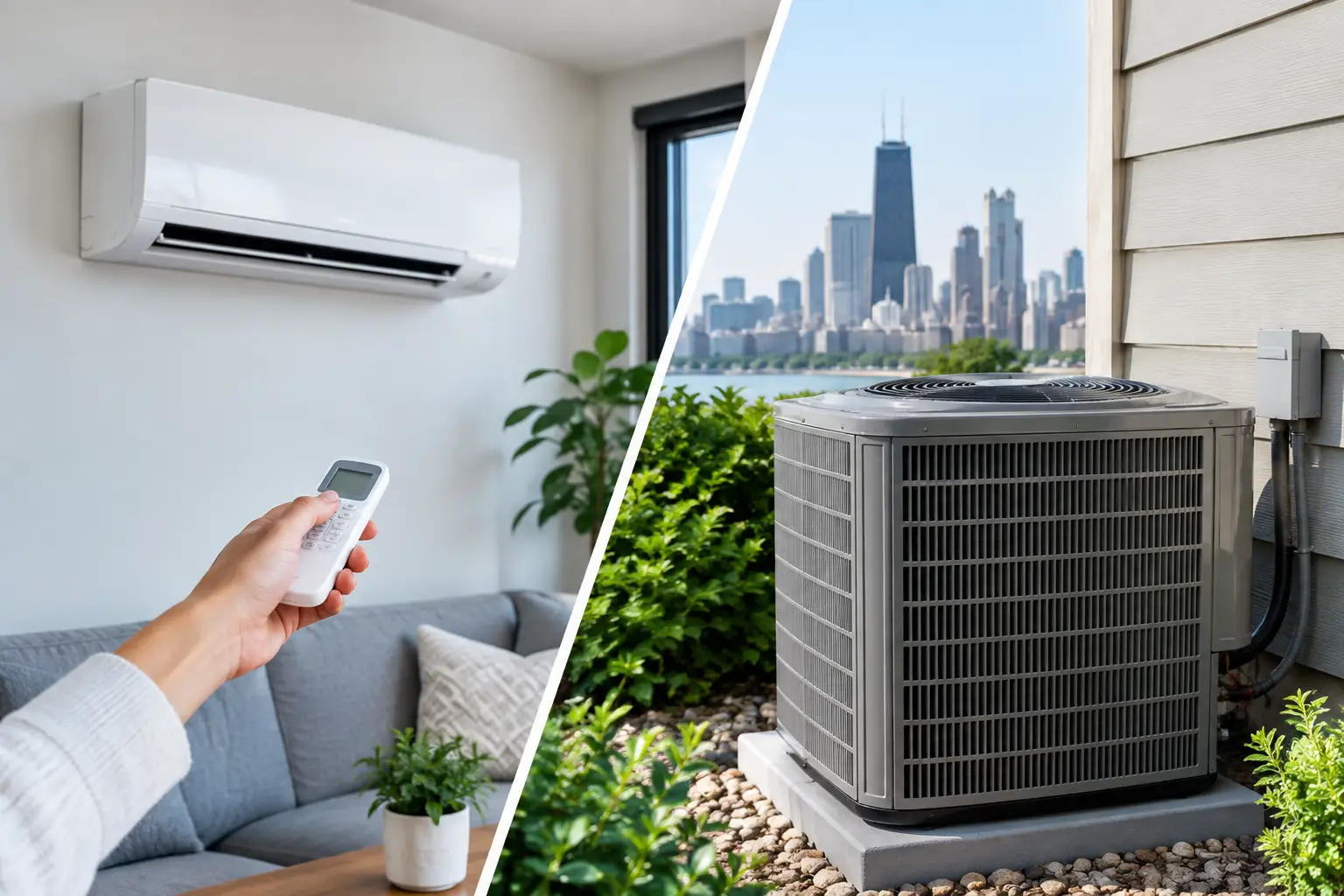 Ductless Versus Central Air for Chicago Homes